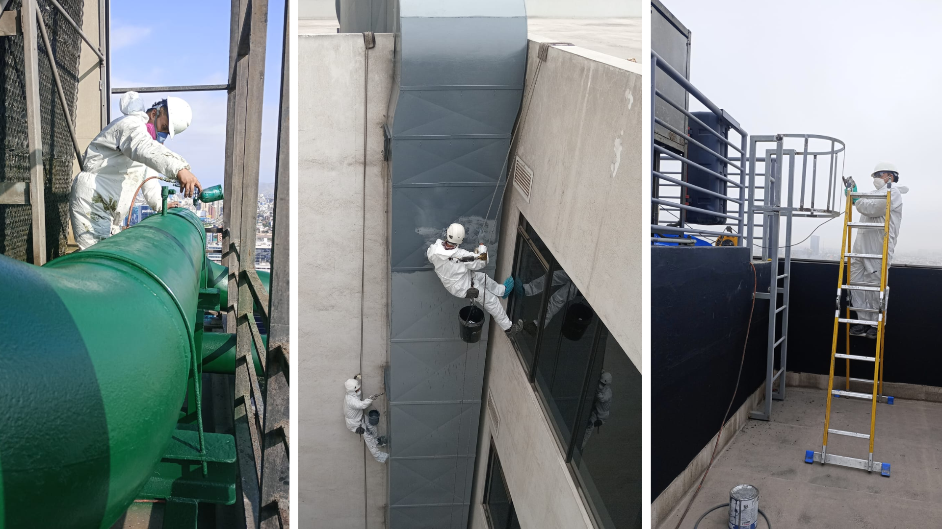 Pintura especializada para estructuras metálicas