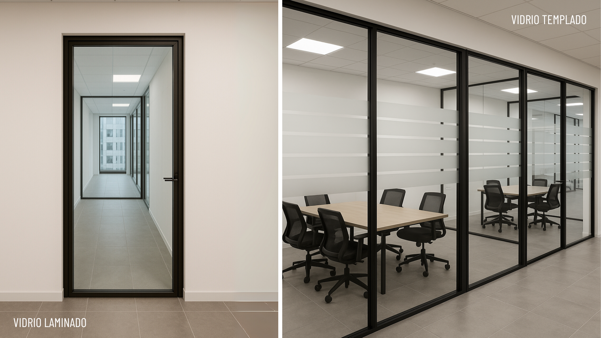 vidrio laminado vs templado