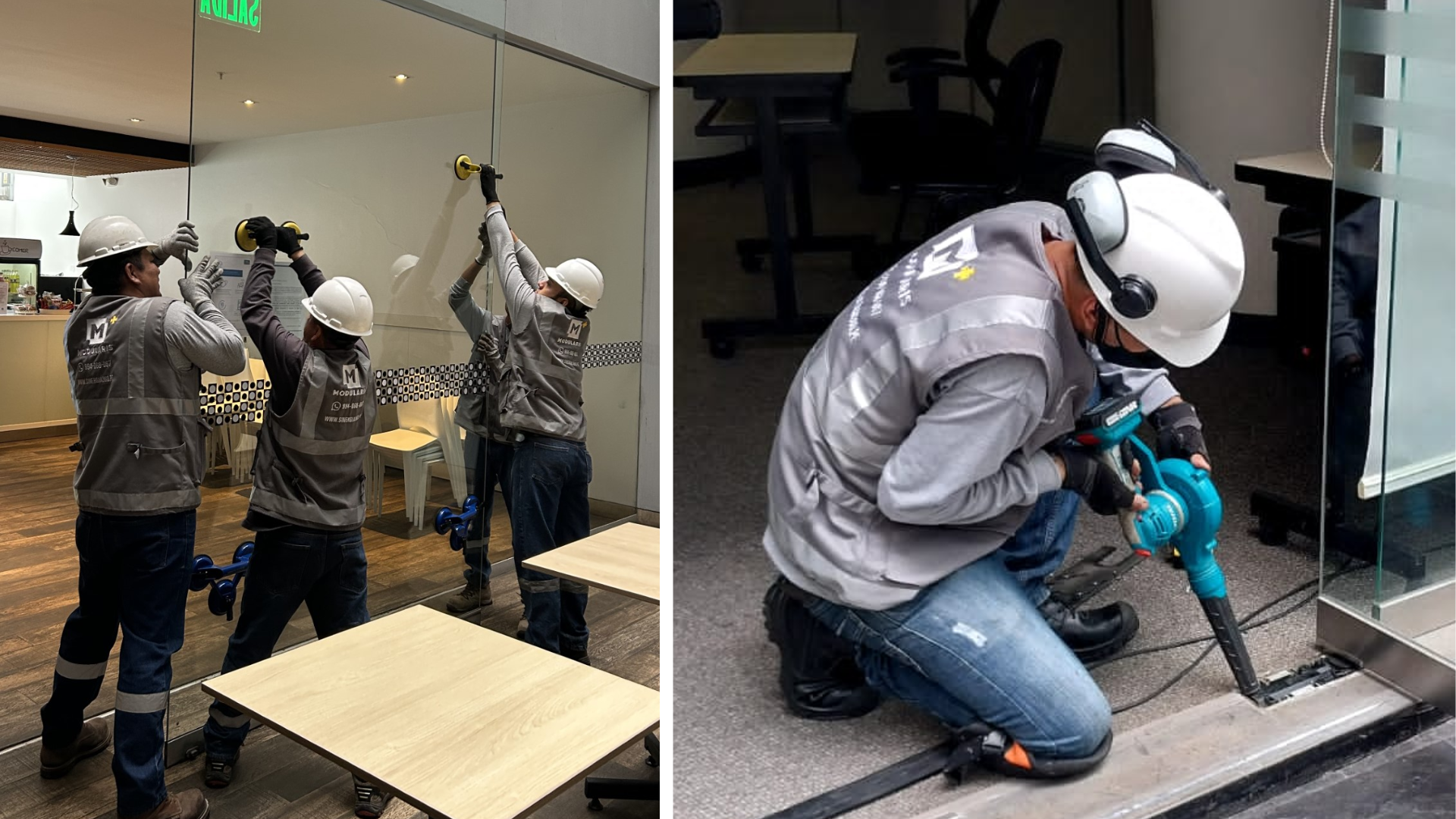 arreglo de mamparas, mantenimiento de mamparas, reparación de mamparas en Lima, mantenimiento de oficinas, Modularis Perú