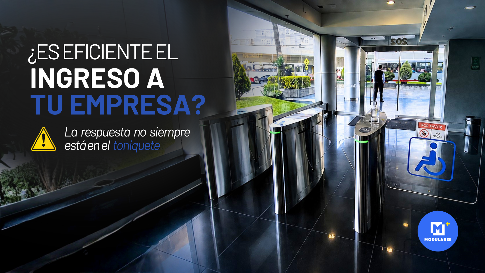 control de acceso peatonal en oficinas