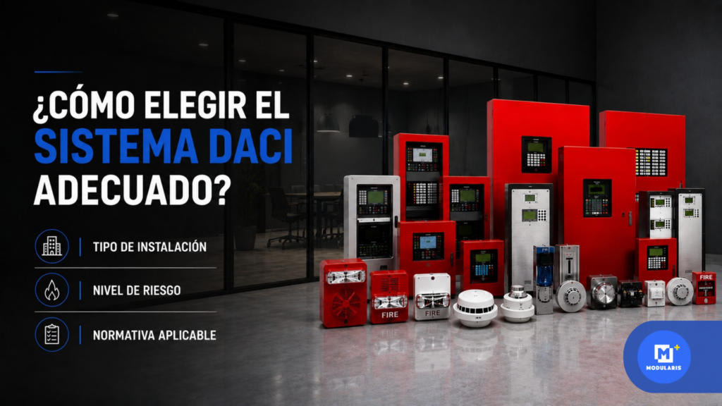 Sistema de detección y alarma contra incendios
